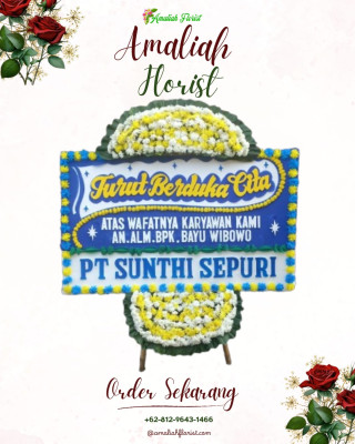 Papan Bunga Duka di Cipadung Kulon